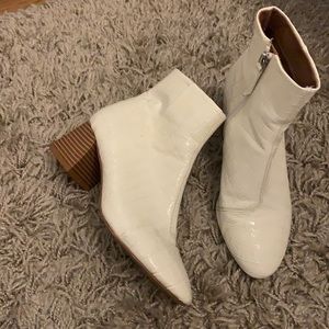 White booties